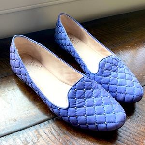 Vince Camuto Purple Quilted Shoes